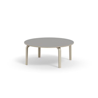 Bord Arcus laminat hvitpigmentert Ø 120cm