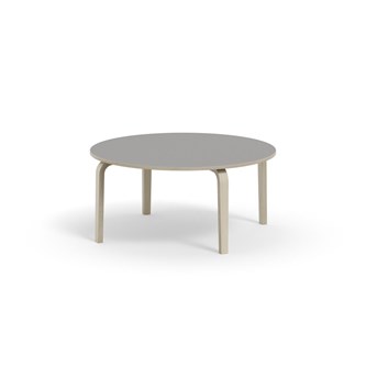 Bord Arcus laminat hvitpigmentert Ø 120cm