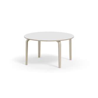 Bord Arcus laminat hvitpigmentert Ø 120cm