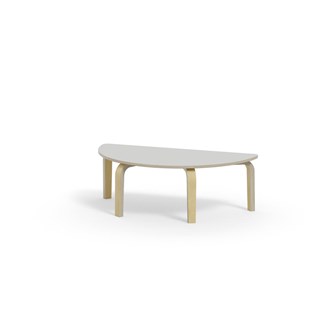 Bord Arcus laminat bjørk halvrundt 120-60cm