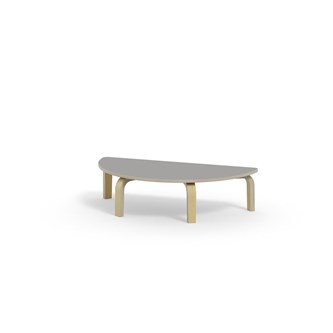 Bord Arcus laminat bjørk halvrundt 120-60cm