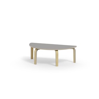 Bord Arcus laminat bjørk halvrundt 120-60cm