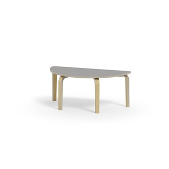 Bord Arcus laminat bjørk halvrundt 120-60cm
