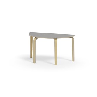 Bord Arcus laminat bjørk halvrundt 120-60cm