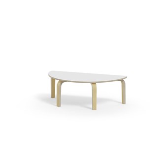 Bord Arcus laminat bjørk halvrundt 120-60cm