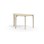 Bord Arcus laminat hvitpigmentert halvrundt 120-60cm