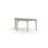 Bord Arcus laminat hvitpigmentert halvrundt 120-60cm