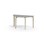 Bord Arcus laminat hvitpigmentert halvrundt 120-60cm