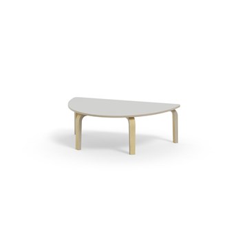 Bord Arcus FSC laminat bjørk halvrundt 120-80cm