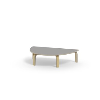 Bord Arcus FSC laminat bjørk halvrundt 120-80cm