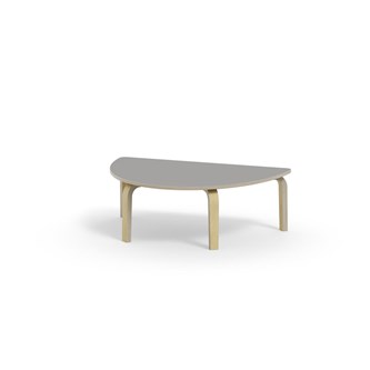 Bord Arcus FSC laminat bjørk halvrundt 120-80cm