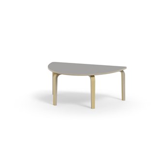 Bord Arcus FSC laminat bjørk halvrundt 120-80cm