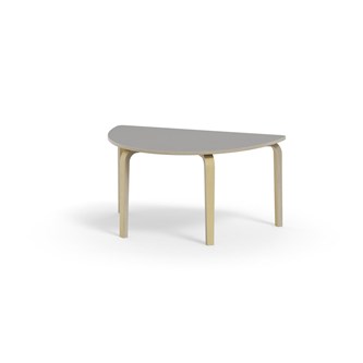 Bord Arcus FSC laminat bjørk halvrundt 120-80cm