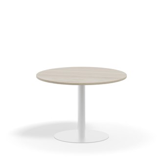 Søylebord Pilastro FSC Ø90 cm HT hvit