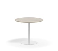 Søylebord Pilastro FSC Ø90 cm HT hvit