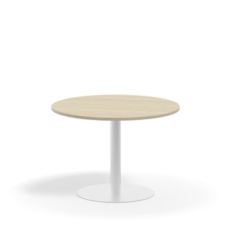 Søylebord Pilastro FSC Ø90 cm HT hvit