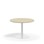 Søylebord Pilastro FSC Ø90 cm HT hvit
