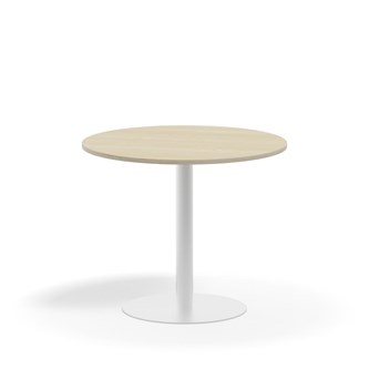 Søylebord Pilastro FSC Ø90 cm HT hvit
