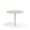 Søylebord Pilastro FSC Ø90 cm HT hvit