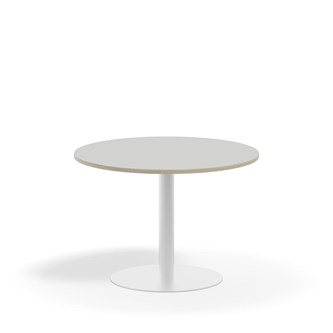 Søylebord Pilastro FSC Ø90 cm HT hvit