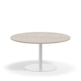 Søylebord Pilastro FSC Ø120 cm HT hvit