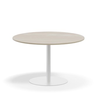 Søylebord Pilastro FSC Ø120 cm HT hvit