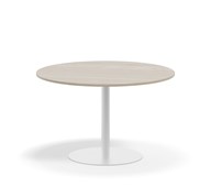 Søylebord Pilastro FSC Ø120 cm HT hvit