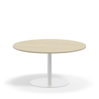 Søylebord Pilastro FSC Ø120 cm HT hvit