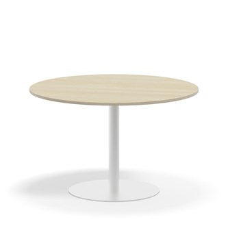 Søylebord Pilastro FSC Ø120 cm HT hvit