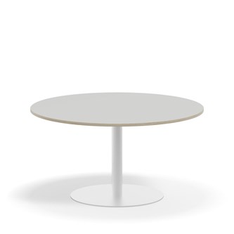 Søylebord Pilastro FSC Ø120 cm HT hvit
