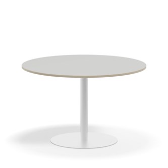 Søylebord Pilastro FSC Ø120 cm HT hvit