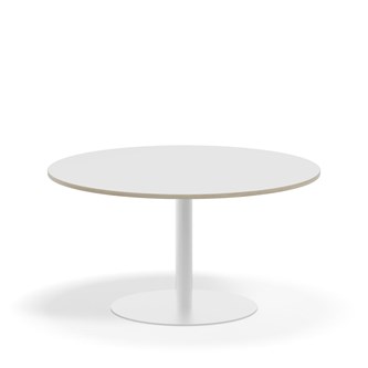 Søylebord Pilastro FSC Ø120 cm HT hvit