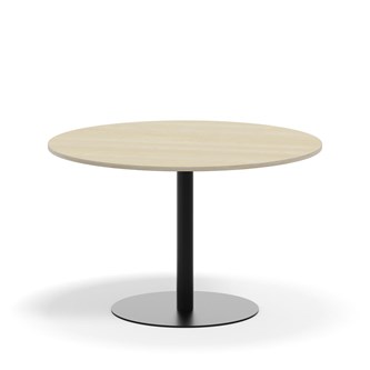 Søylebord Pilastro FSC Ø120 cm akustikklaminat svart