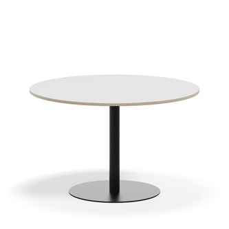 Søylebord Pilastro FSC Ø120 cm akustikklaminat svart