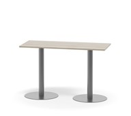 Søylebord Pilastro FSC 120x50 cm HT Sølv