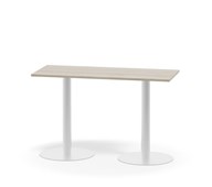 Søylebord Pilastro FSC 120x50 cm akustikklaminat hvit