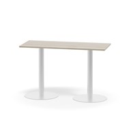 Søylebord Pilastro BX 120x50 cm akustikklaminat hvit