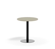 Søylebord Pilastro Ø70 cm akustikk linoleum svart