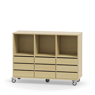 Svea RM oppbevaring 9 små skuffer 3 rom H90