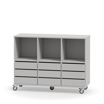 Svea RM oppbevaring 9 små skuffer 3 rom H90