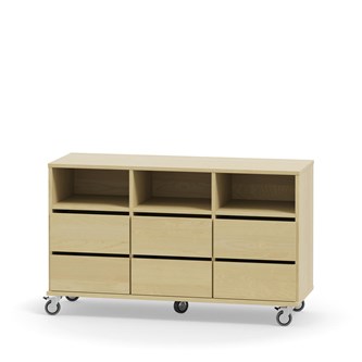 Svea RM oppbevaring 6 skuffer 3 små rom H72