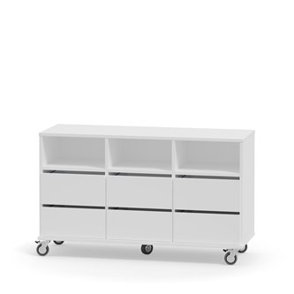 Svea RM oppbevaring 6 skuffer 3 små rom H72