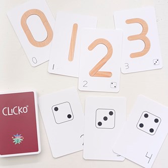 Clicko Lær deg tall, kortspill