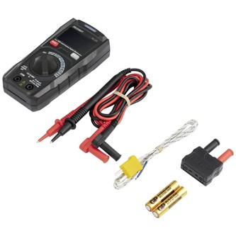 Multimeter med spenningstester