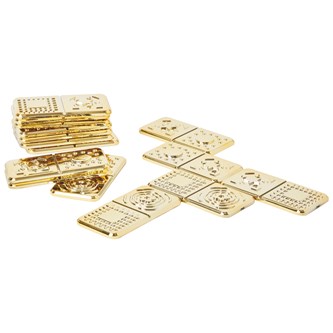 Domino taktilt metallic