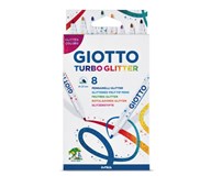 Tusjer Giotto turbo glitter 8 stk