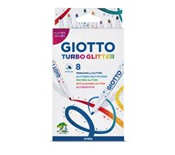 Tusjer Giotto turbo glitter 8 stk