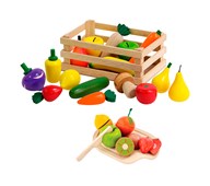 Lekemat av tre frukt og grønnsaker 29 deler