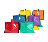 Kjeglekrager med stor plastlomme