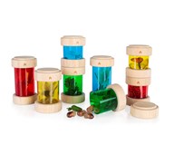 Skattebokser fargede 8 stk